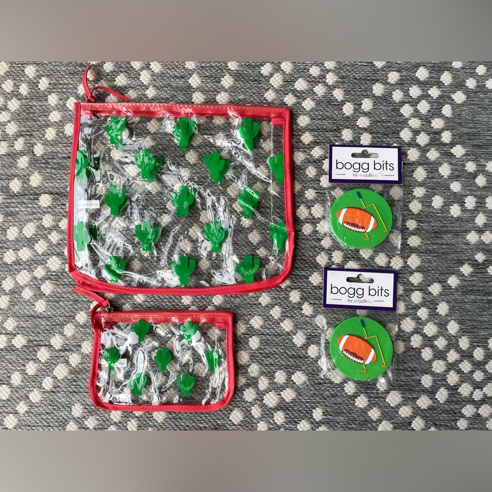 BOGG BAG Football Bits Cactus zipper accessory bags